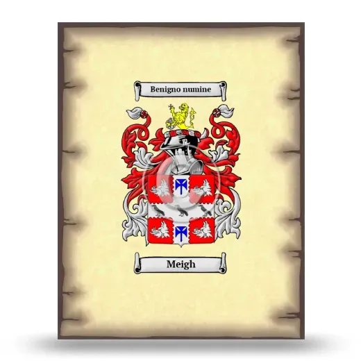 Meigh Coat of Arms Print