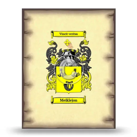 Meiklejon Coat of Arms Print