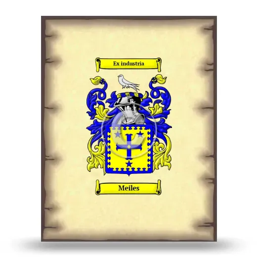 Meiles Coat of Arms Print