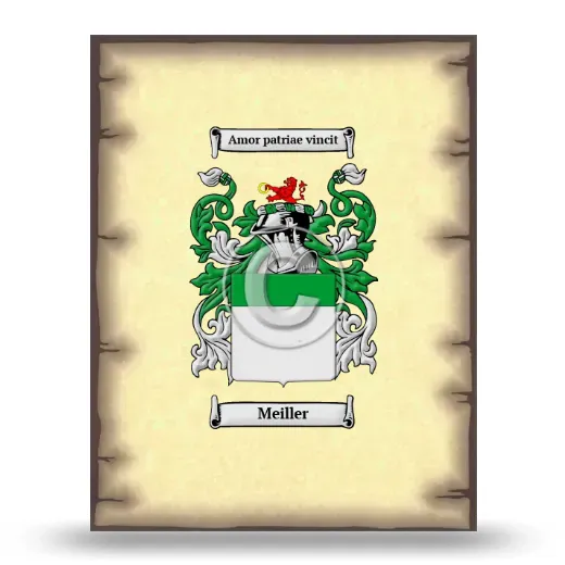 Meiller Coat of Arms Print