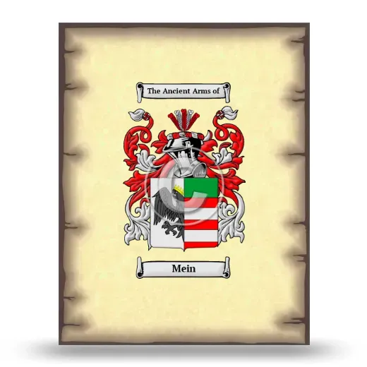 Mein Coat of Arms Print