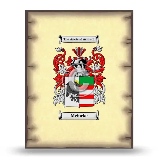 Meincke Coat of Arms Print