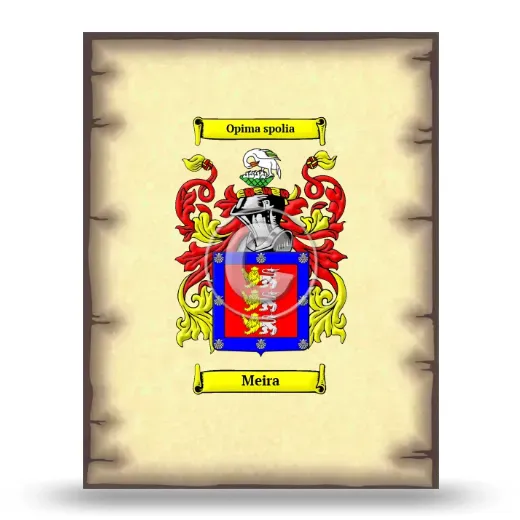 Meira Coat of Arms Print