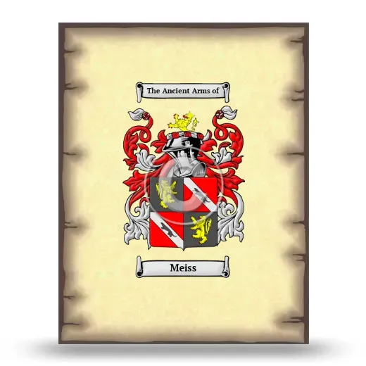 Meiss Coat of Arms Print