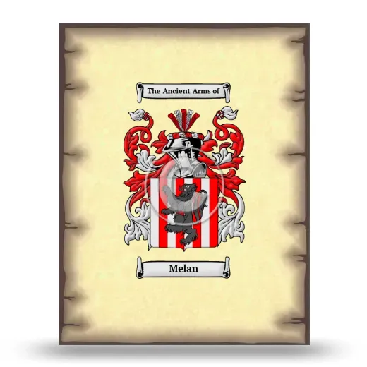 Melan Coat of Arms Print