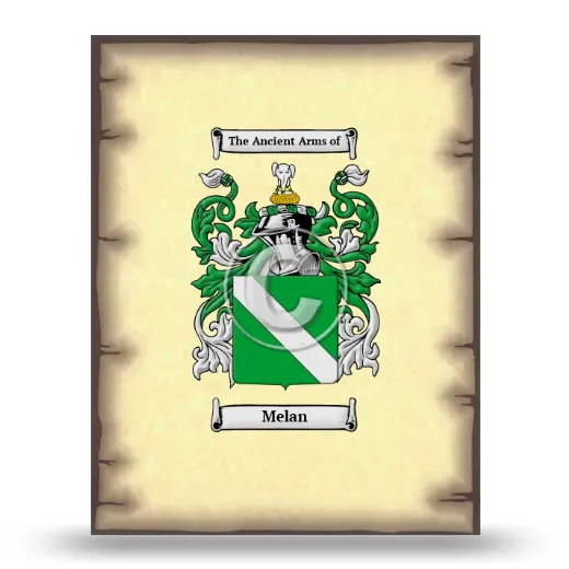 Melan Coat of Arms Print