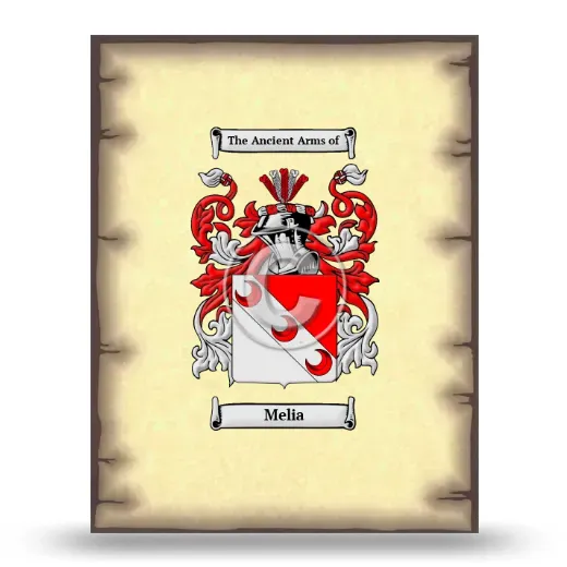 Melia Coat of Arms Print