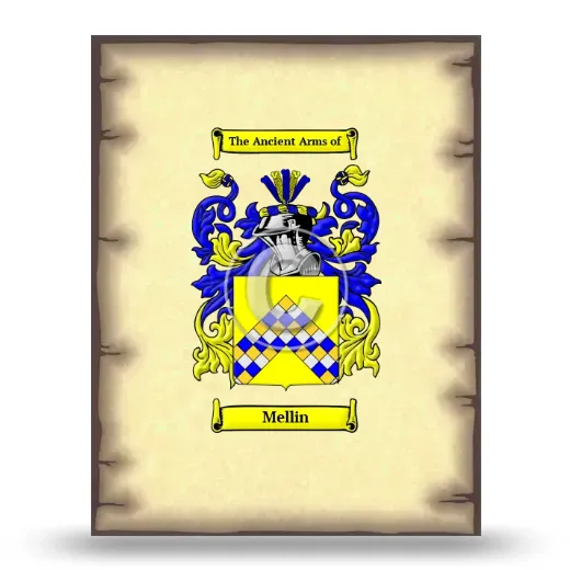 Mellin Coat of Arms Print