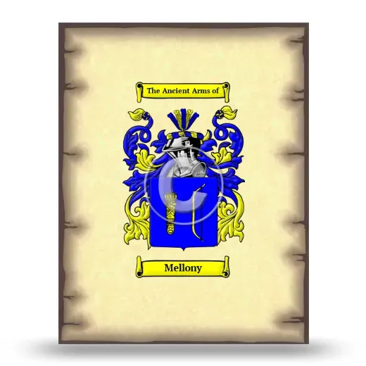 Mellony Coat of Arms Print