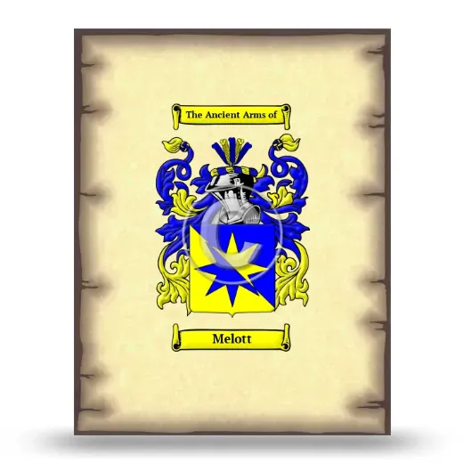 Melott Coat of Arms Print