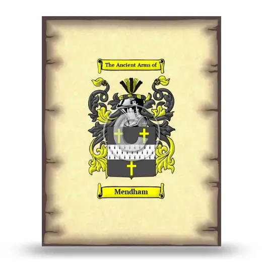 Mendham Coat of Arms Print
