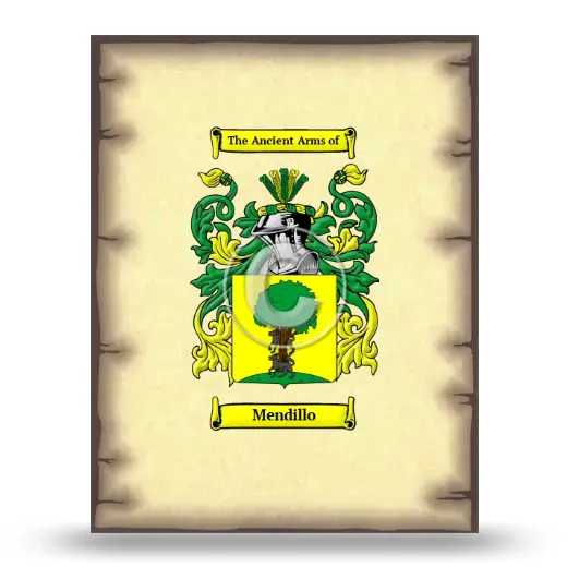Mendillo Coat of Arms Print
