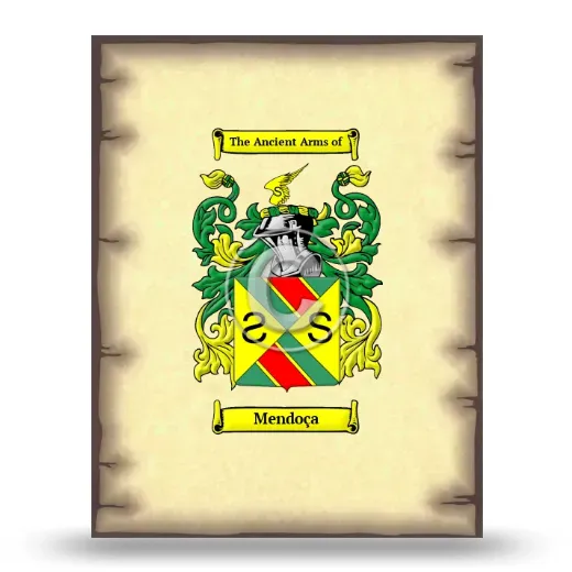 Mendoça Coat of Arms Print