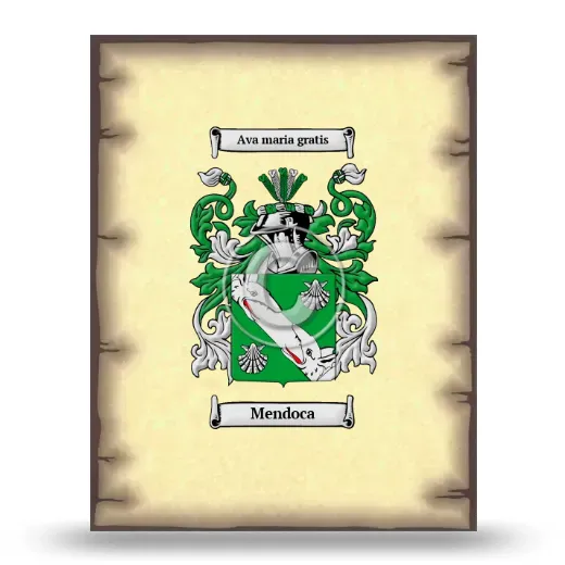 Mendoca Coat of Arms Print