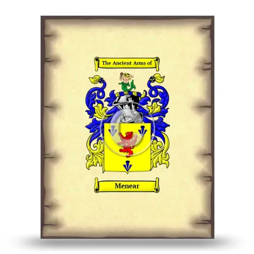 Menear Coat of Arms Print
