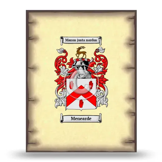 Menearde Coat of Arms Print