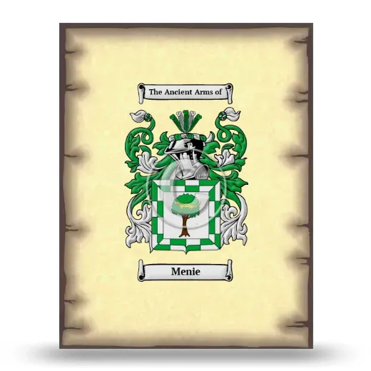 Menie Coat of Arms Print