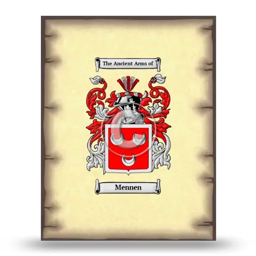 Mennen Coat of Arms Print