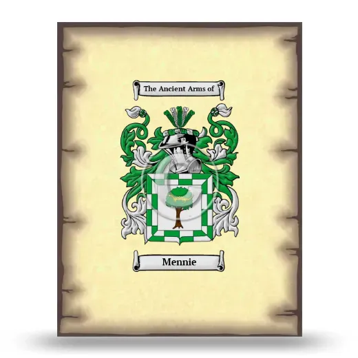 Mennie Coat of Arms Print
