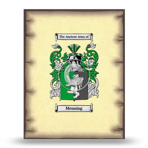 Menning Coat of Arms Print