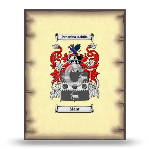 Ment Coat of Arms Print