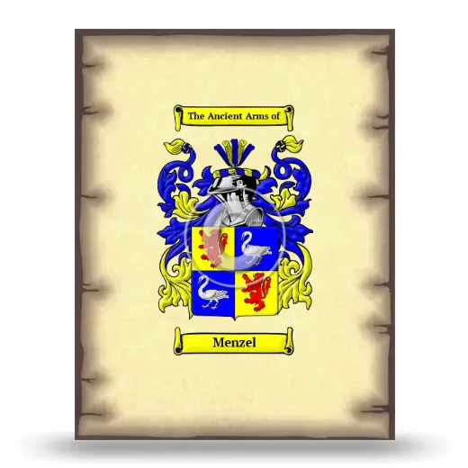 Menzel Coat of Arms Print