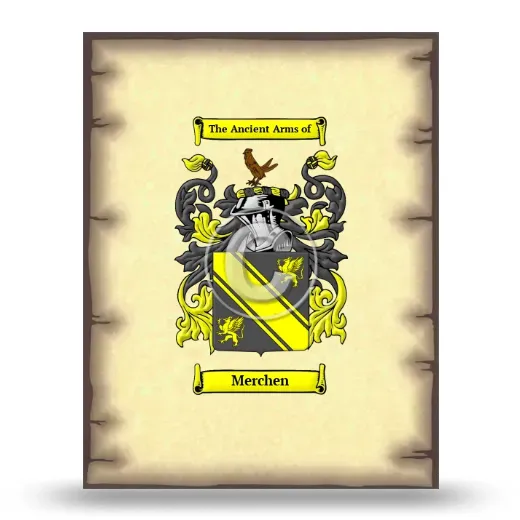 Merchen Coat of Arms Print