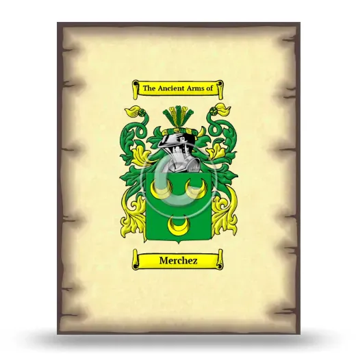 Merchez Coat of Arms Print