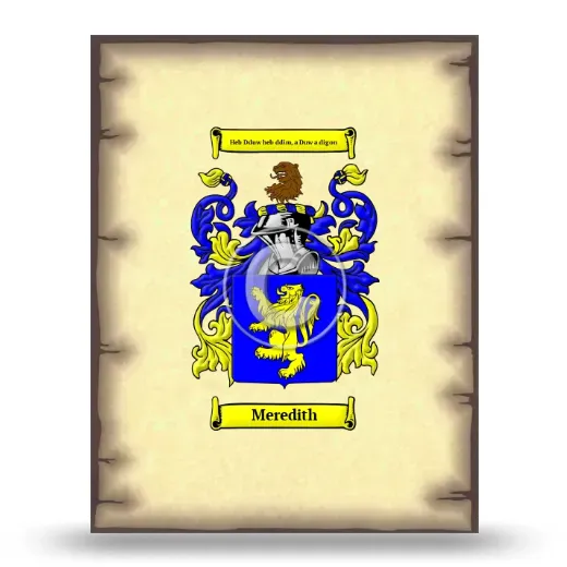 Meredith Coat of Arms Print