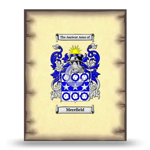 Merefield Coat of Arms Print