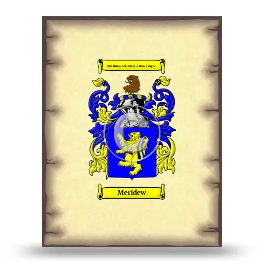 Meridew Coat of Arms Print