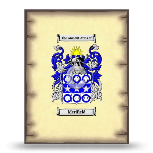 Merifield Coat of Arms Print
