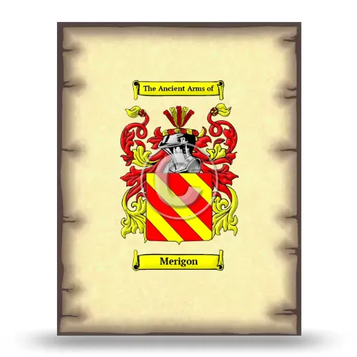 Merigon Coat of Arms Print