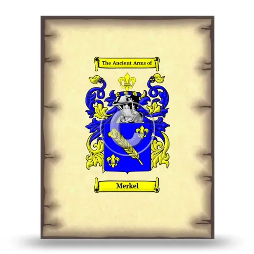 Merkel Coat of Arms Print