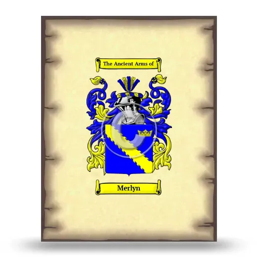 Merlyn Coat of Arms Print
