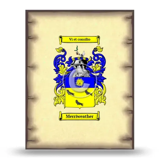 Merriweather Coat of Arms Print