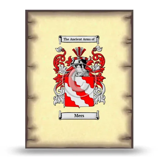Mers Coat of Arms Print