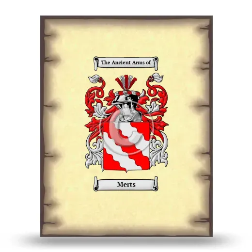 Merts Coat of Arms Print