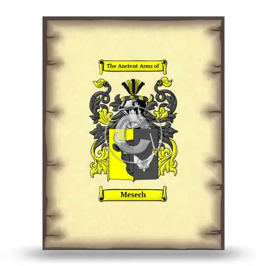 Mesech Coat of Arms Print