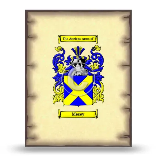 Mesey Coat of Arms Print