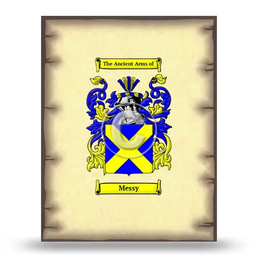 Messy Coat of Arms Print
