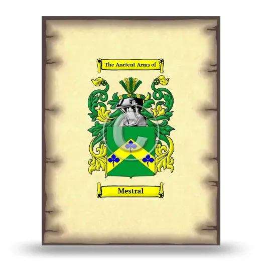 Mestral Coat of Arms Print