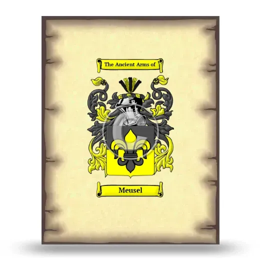Meusel Coat of Arms Print