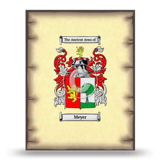 Meyer Coat of Arms Print