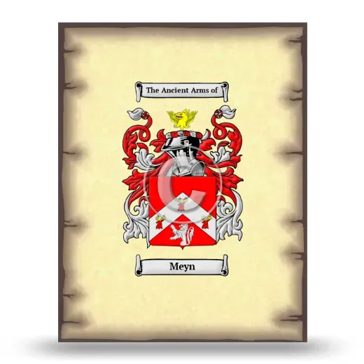Meyn Coat of Arms Print