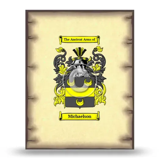 Michaelson Coat of Arms Print