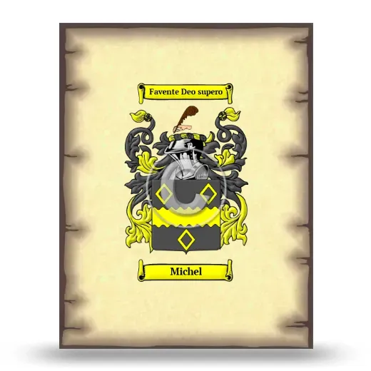 Michel Coat of Arms Print