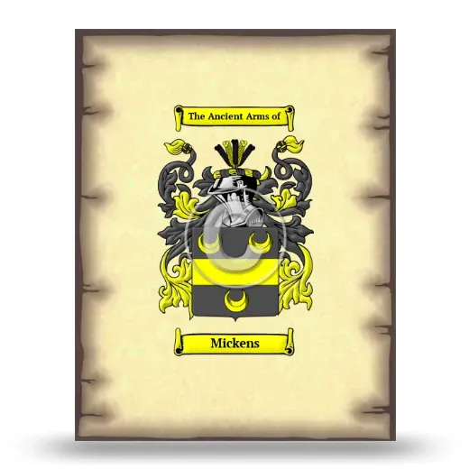 Mickens Coat of Arms Print