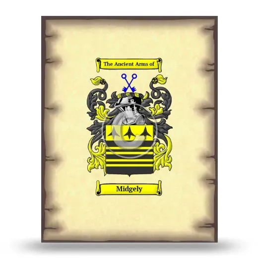 Midgely Coat of Arms Print