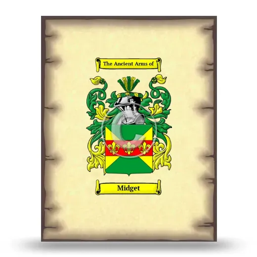 Midget Coat of Arms Print